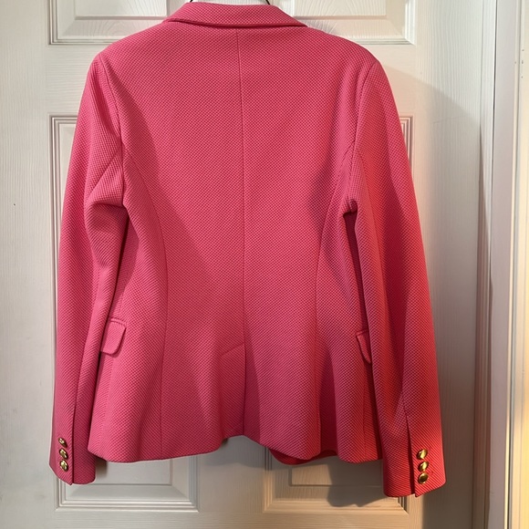 IMNYC hot pink blazer girl Boss business casual Barbie core suit jacket - Picture 4 of 5